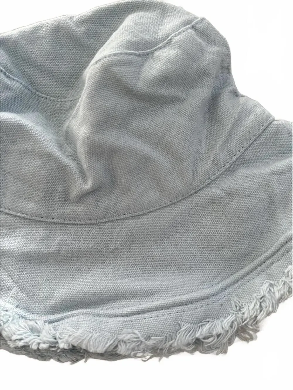 BP Frayed Canvas Bucket Hat BLUE